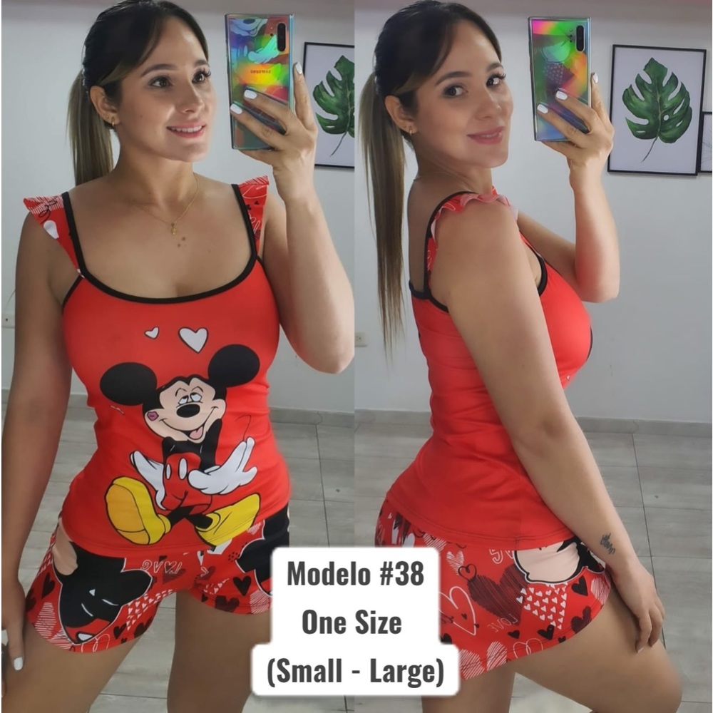 Hermosas pijamas mickey mouse